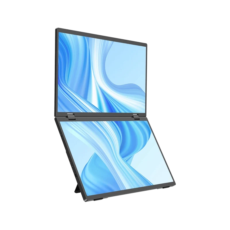 BE156MF | Folding Business Monitor Dual Portable Display Bult-in Stand