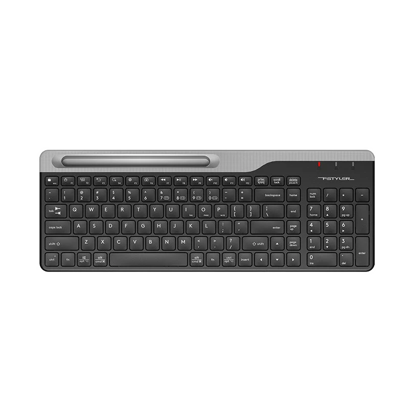 UKey - 15.6 Inch Wireless Mini Bluetooth Keyboard Full Size Four Devices Switch