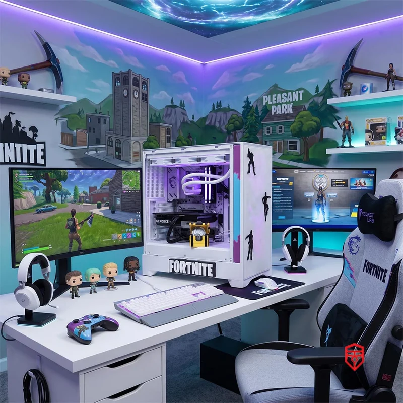 BREUNOR FORTNITE - PC GAMING Ryzen 5 9600X fino a 5.40 GHz, RTX 5070 12GB, RAM 32GB DDR5 , SSD 1TB, Dissipatore a Liquido 360MM, W11