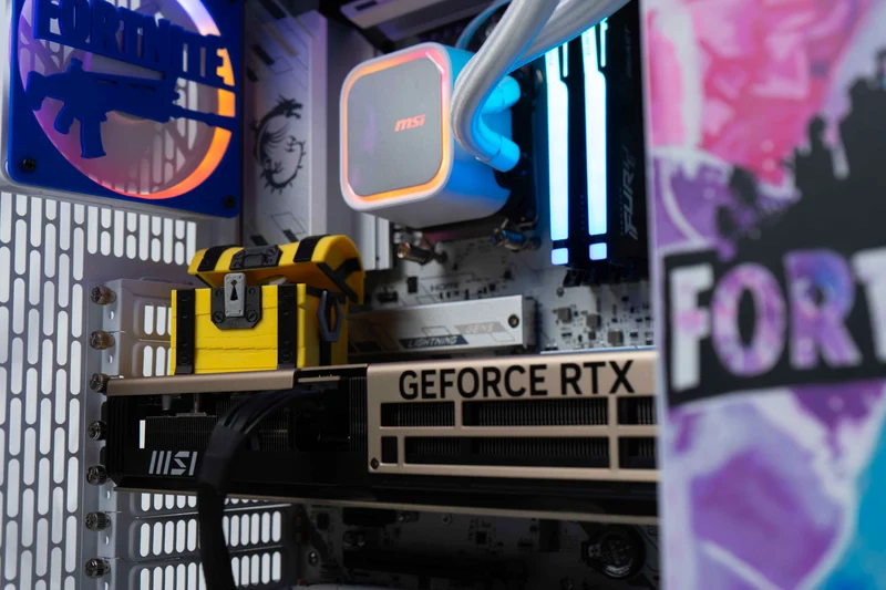 BREUNOR FORTNITE - PC GAMING Ryzen 5 9600X fino a 5.40 GHz, RTX 5070 12GB, RAM 32GB DDR5 , SSD 1TB, Dissipatore a Liquido 360MM, W11