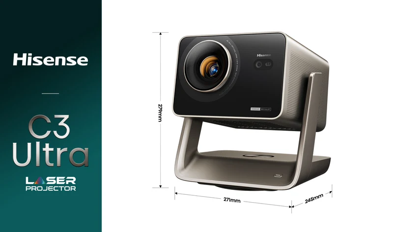 Hisense C3 Ultra 65''-300'' 4K 4000 Lumens RGB Triple Laser Projector