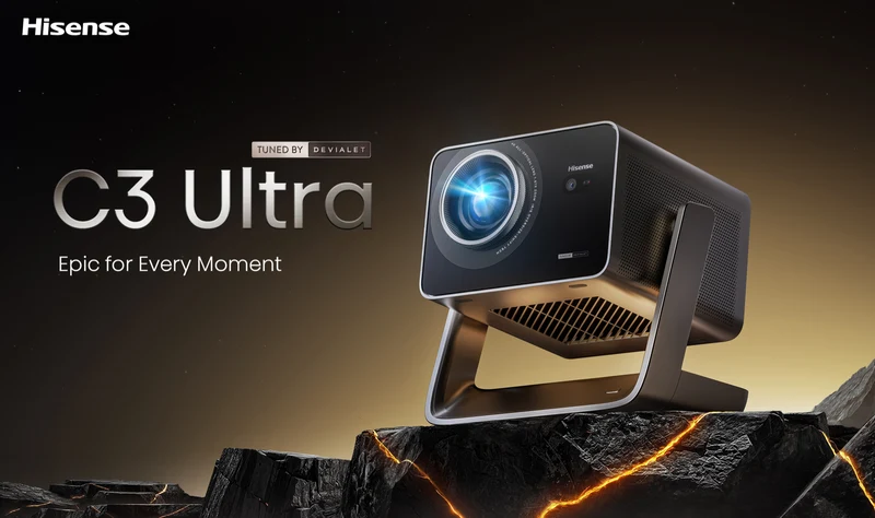 Hisense C3 Ultra 65''-300'' 4K 4000 Lumens RGB Triple Laser Projector