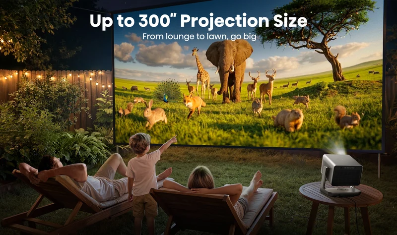 Hisense C3 Ultra 65''-300'' 4K 4000 Lumens RGB Triple Laser Projector
