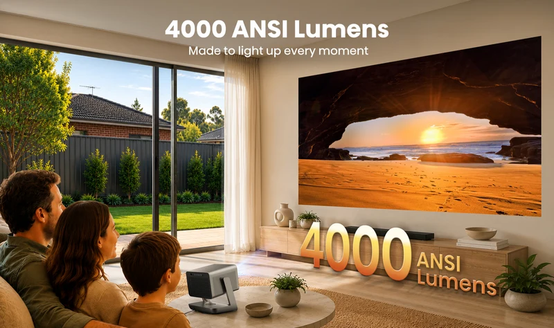 Hisense C3 Ultra 65''-300'' 4K 4000 Lumens RGB Triple Laser Projector