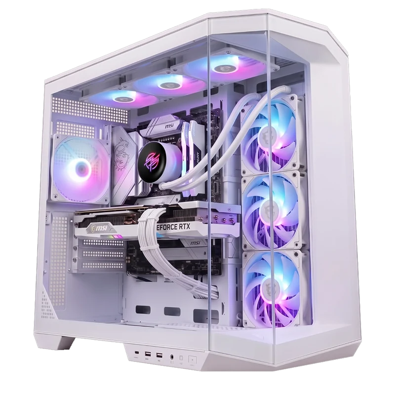 BREUNOR PROJECT ZERO - PC Gaming Ryzen 7 7800X3D, RTX 5070 12GB, RAM 32GB DDr5 6000MHz, SSD 1000GB NVMe, AIO 360mm, Windows 11