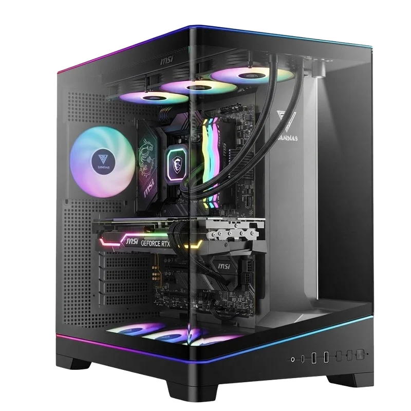 BREUNOR VULCAN - PC Gaming i9 14900K 24 CORE, RTX 5070 12GB, Ram 32Gb 6000MHz, SSD NVMe 2000Gb, Dissipatore a liquido 360mm, Windows 11 pro