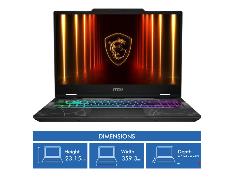 MSI Cyborg 15 15.6" i5 16GB 512GB RTX 5050 8GB Gaming Laptop