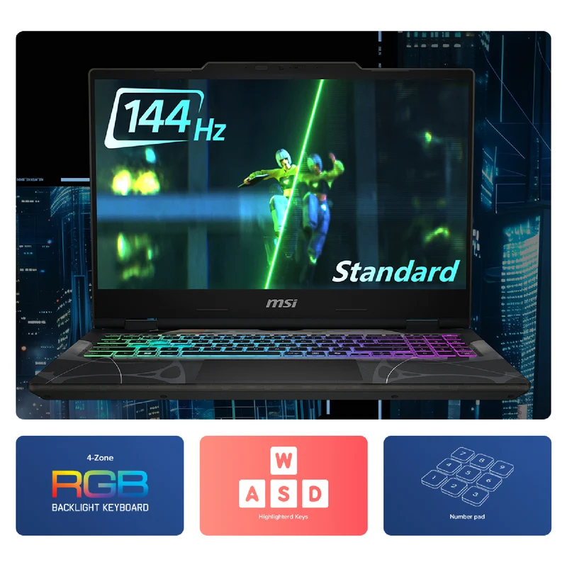 MSI Cyborg 15 15.6" i5 16GB 512GB RTX 5050 8GB Gaming Laptop