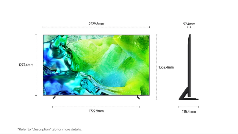 Samsung 100" QN80H NEO QLED 4K Mini LED Smart AI TV 2026