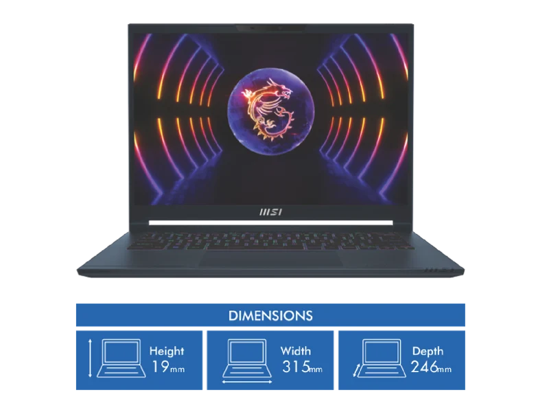MSI Stealth 14 Studio 14" i7 16GB 1TB RTX 4050 6GB Gaming Laptop