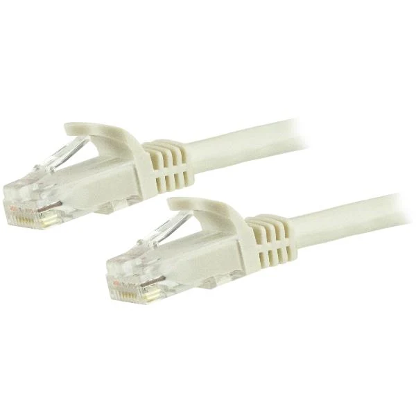 StarTech.com Cavo patch CAT6 1,5 m - Filo di rame al 100% - Connettore antistrappo - Bianco