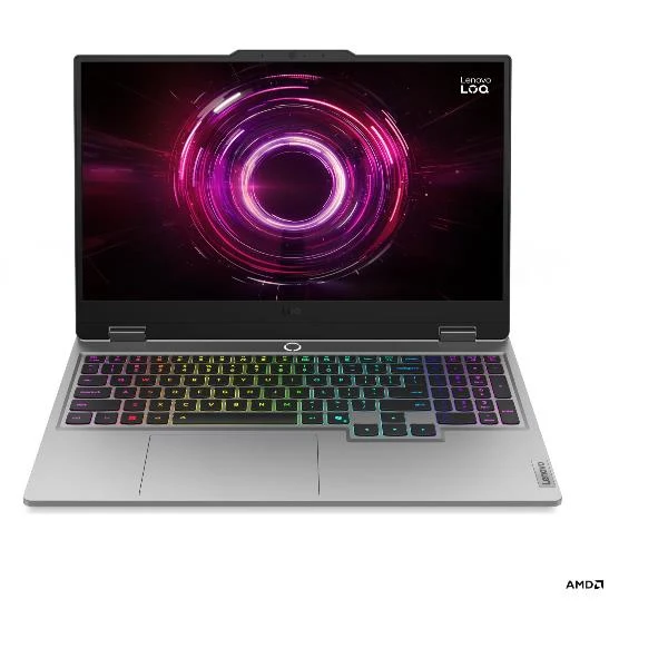 Lenovo LOQ 15AHP10 AMD Ryzen™ 7 250 Computer portatile 39,6 cm (15.6") Full HD 16 GB DDR5-SDRAM 512 GB SSD NVIDIA GeForce RTX 5050 Wi-Fi 6 (802.11ax) Windows 11 Home Italiano Grigio