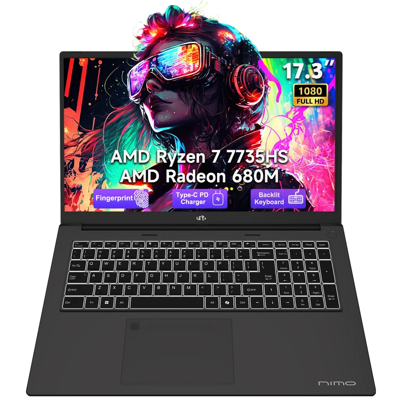 17.3 N179 Ryzen 7 7735HS Laptop