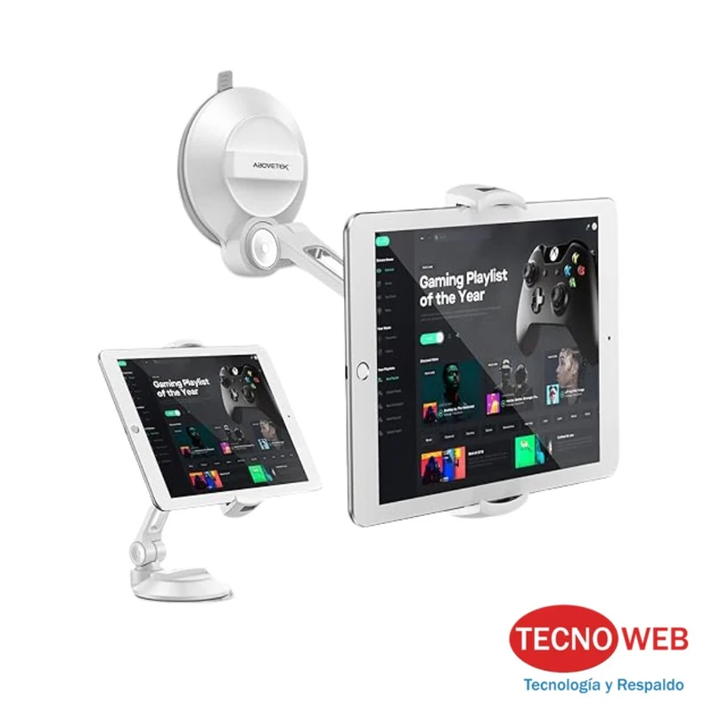 Soporte de succión para Tablet de 4 a 11" y Cámaras