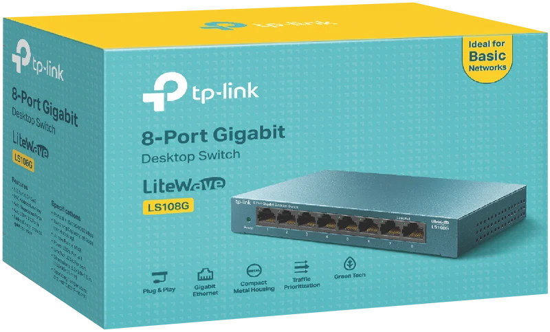 TP-LINK 8-Port Gigabit Desktop Switch