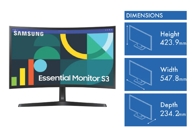 Samsung 24" S36GD Curved Monitor