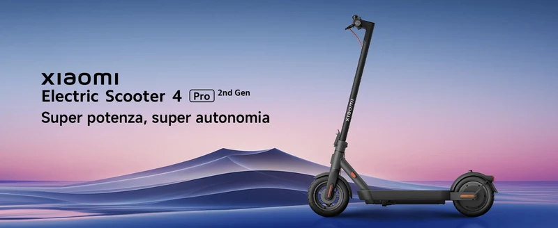 MONOPATTINO XIAOMI ELETTRICO 4 potenza 300Watt picco 600watt ruote 10 pollici