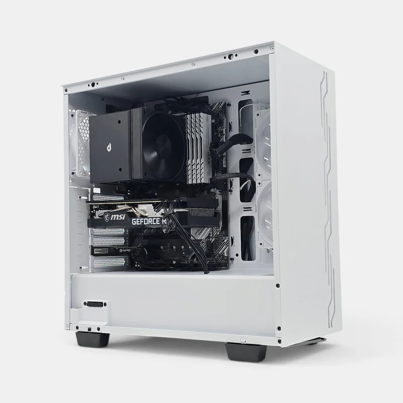 NVIDIA RTX 3070, Intel i7-10700KF, 1.5TB, 32GB RAM, White Gaming PC