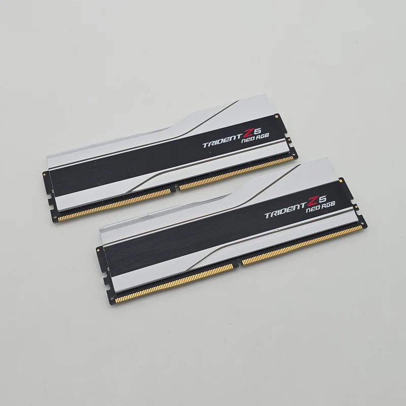 G.Skill Trident Z5 Neo RGB White 64GB DDR5, 6000MHz, CL36, Desktop Gaming Memory RAM (2x32GB)
