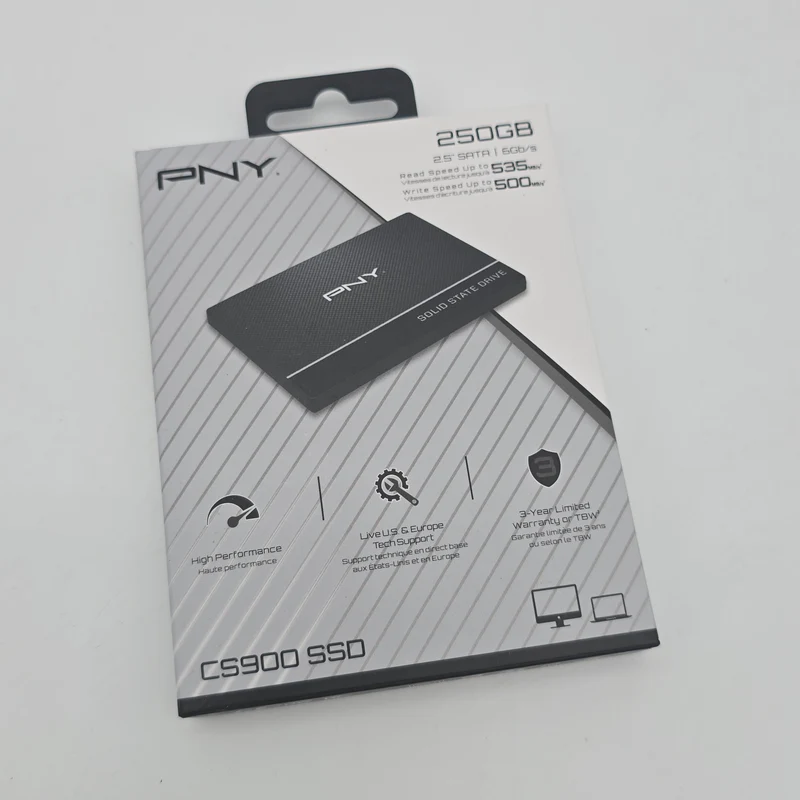 PNY CS900 250GB SATA 2.5" SSD, Internal Gaming Solid State Drive Storage
