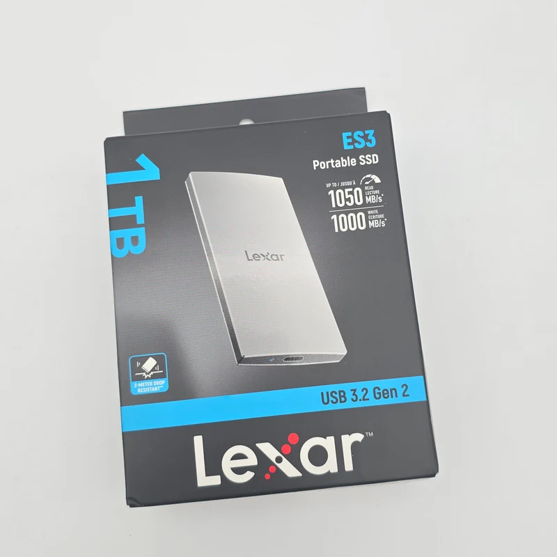 Lexar ES3 1TB External Portable SSD Storage
