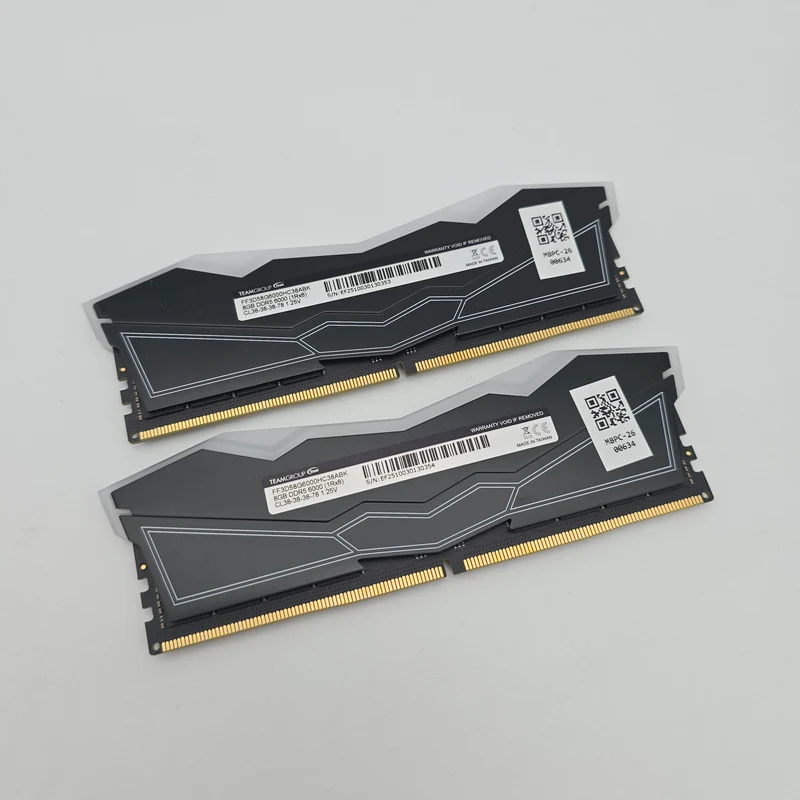 TeamGroup T-Force Delta R 16GB DDR5, 6000MHz, CL38-38-38-78, Desktop Gaming Memory RAM (2x8GB)