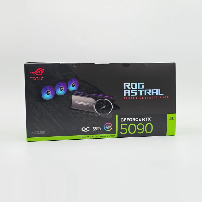 RTX 5090 ASUS ROG ASTRAL Liquid OC 32GB, NVIDIA Gaming Graphics Card GPU