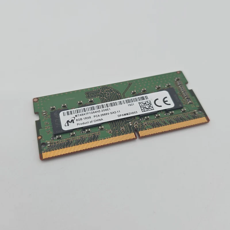 Micron 8GB DDR4, 2666MHz, SODIMM Laptop Memory RAM