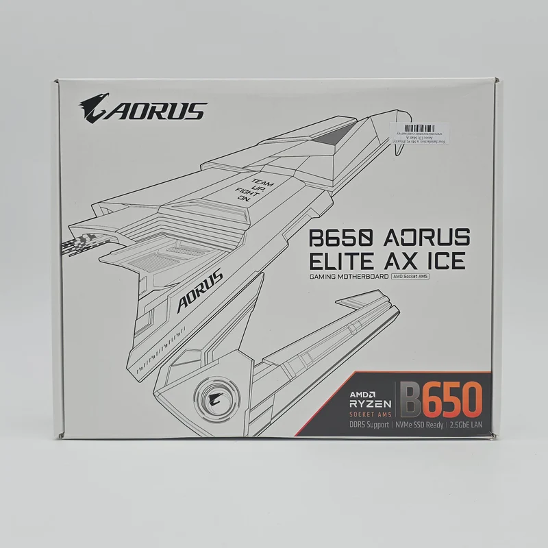 Gigabyte B650 Aorus Elite AX Ice, AMD AM5 Socket ATX Gaming Motherboard