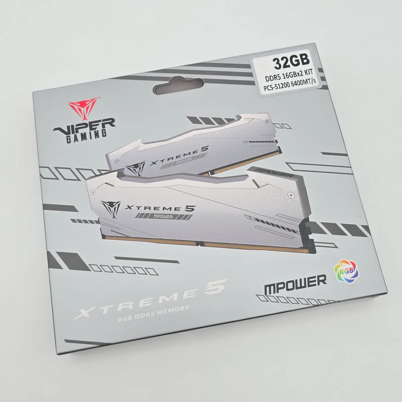 Patriot Viper Xtreme 5 32GB DDR5, 6400MHz, CL32, Desktop Gaming Memory RAM (2x16GB)