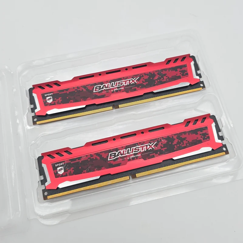 Crucial Ballistix Sport LT 8GB DDR4, 2400MHz, CL16-16-16-39, Desktop Gaming Memory RAM (2x4GB)