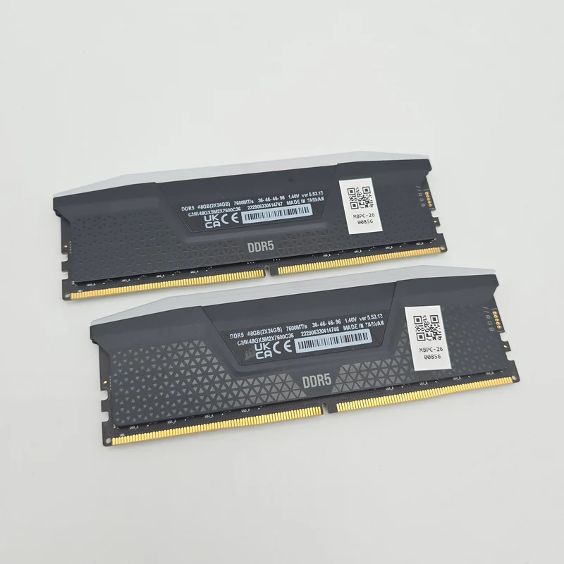 Corsair Vengeance 48GB DDR5, 7600MHz, CL36-46-46-96, Desktop Gaming Memory RAM (2x24GB)