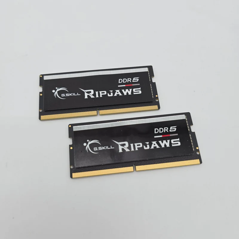 G.Skill Ripjaws 64GB DDR5, 5600MHz, CL40-40-40-89, SODIMM Laptop Gaming Memory RAM (2x32GB)
