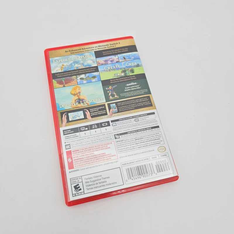 The Legend of Zelda: Tears of the Kingdom, Nintendo Switch 2 Edition Physical Game Cartridge