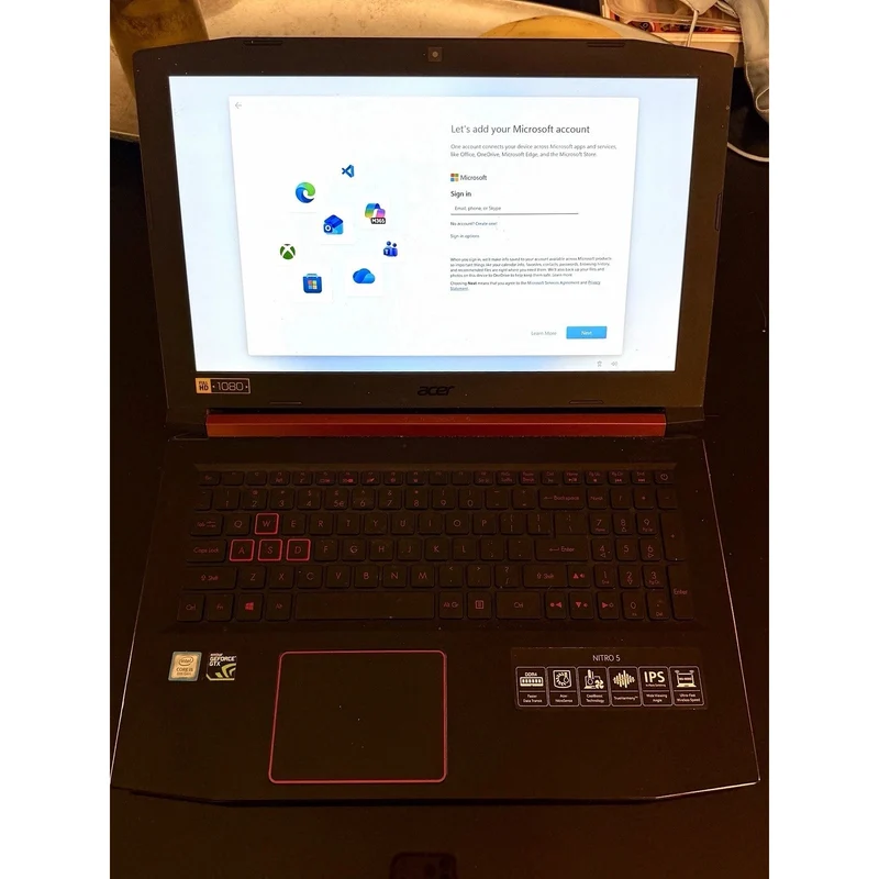 Acer Nitro 5 AN515-53-55G9 Gaming Laptop Intel Core i5 (8GB RAM, 256GB SSD + 1TB HDD) NVIDIA GeForce GTX 1050 Ti, Backlit Keys, Windows 11