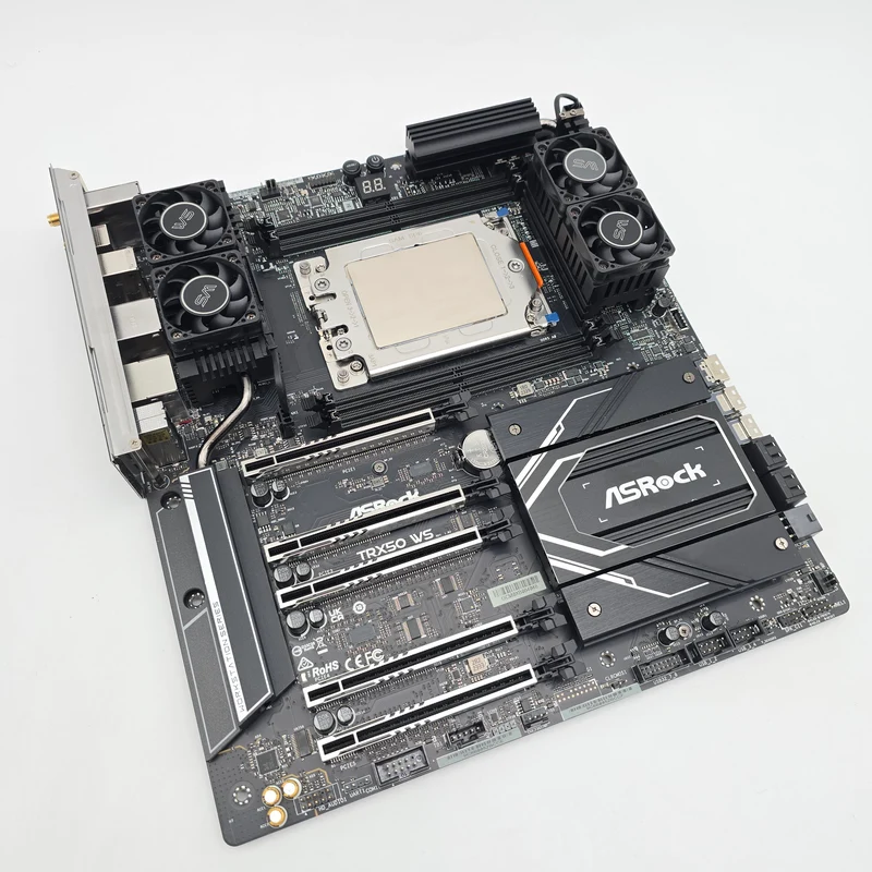 ASRock TRX50WS Creator Motherboard, AMD Threadripper 7970X Processor CPU Bundle