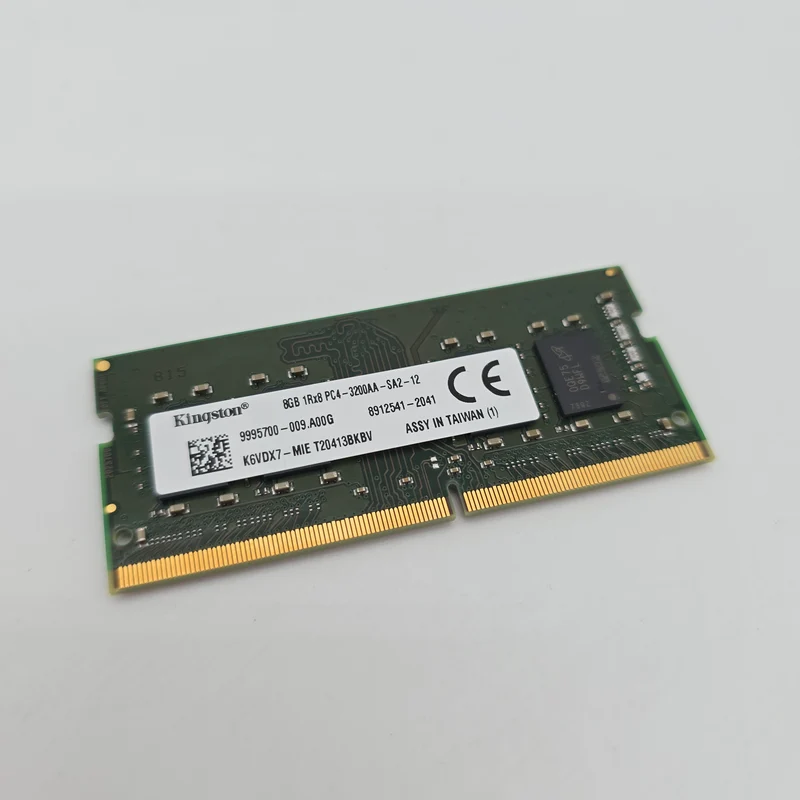 Kingston 8GB DDR4, 3200MHz, SODIMM Laptop Memory RAM (1x8GB)