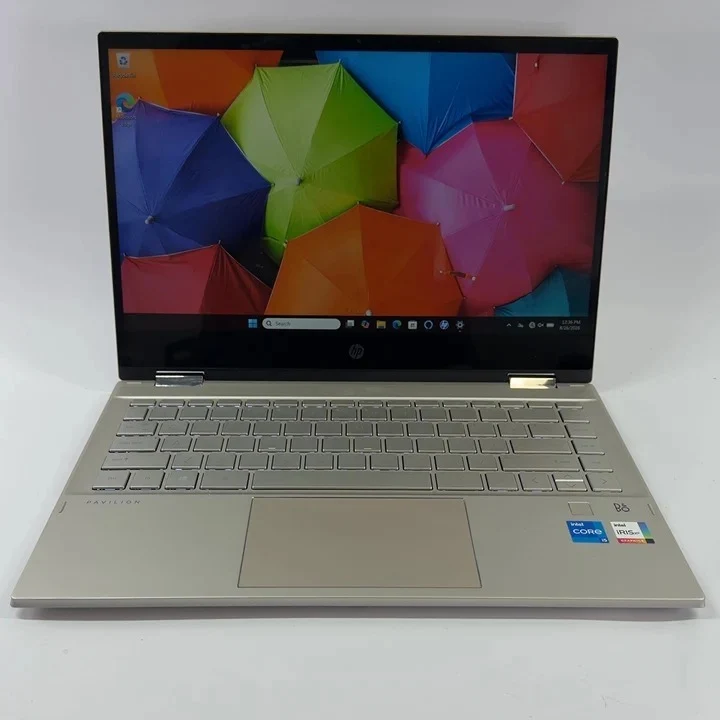 GOLD HP Pavilion x360 1M-DW1023DX 14" FHD Touchscreen 2-in-1, Intel Core i5-1135G7 @ 2.4GHz (8GB RAM 256GB SSD) Backlit Keys, Windows 11, 2020