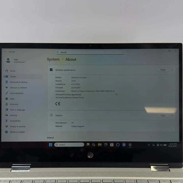 GOLD HP Pavilion x360 1M-DW1023DX 14" FHD Touchscreen 2-in-1, Intel Core i5-1135G7 @ 2.4GHz (8GB RAM 256GB SSD) Backlit Keys, Windows 11, 2020