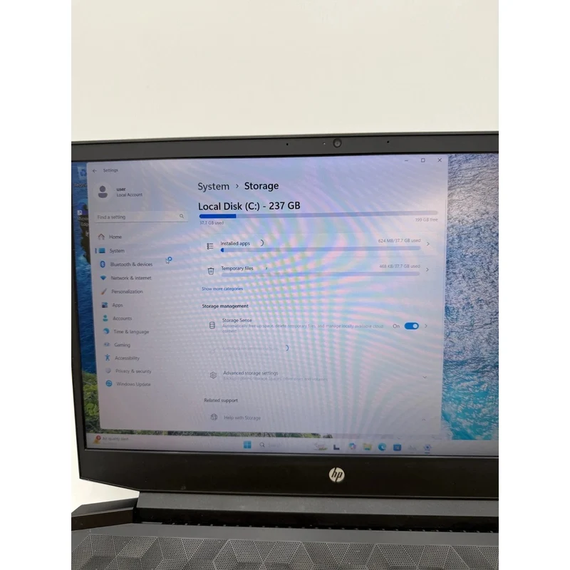 HP Pavilion 15.6" Gaming Laptop Ryzen 5 3550H @ 2.10GHz (8GB RAM, 256GB+2TB SSD) NVIDIA GeForce GTX 1050, Windows 11, Backlit Keys