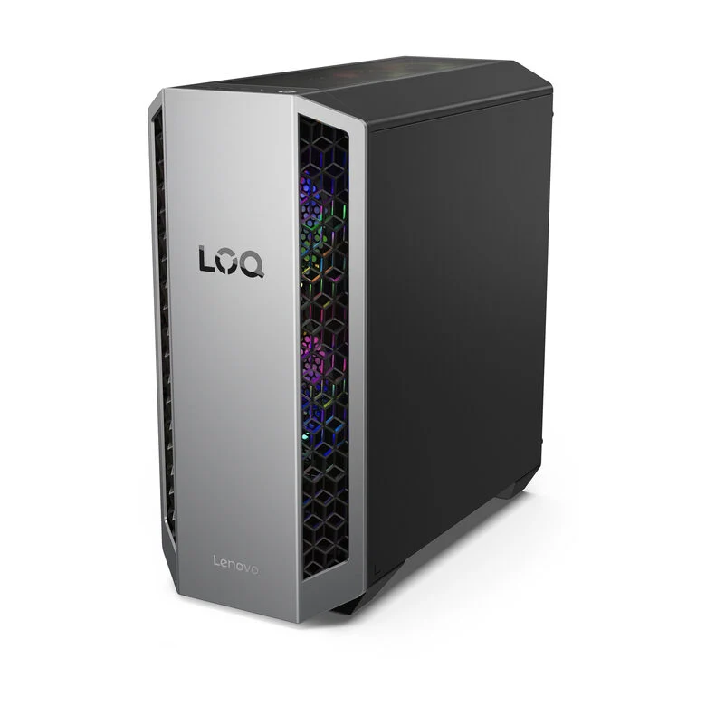 Lenovo LOQ | Desktop Gaming Tower | Processore AMD Ryzen 7 8745HX | memoria RAM 16GB | Memoria SSD 512GB | Scheda Grafica NVIDIA RTX 5050 8GB | Sistema Operativo WINDOWS 11 HOME | 26L_LUNA_GREY