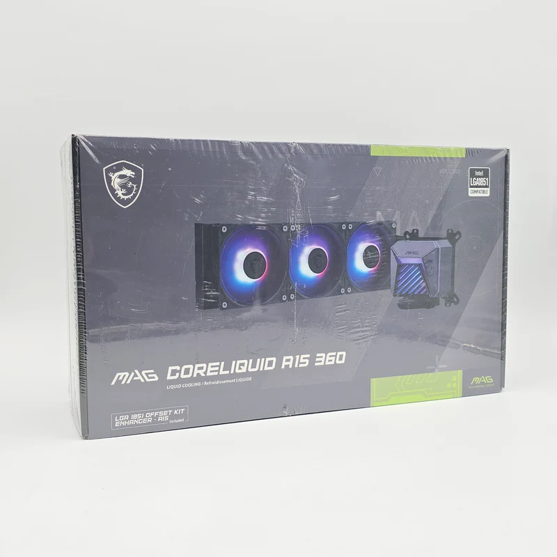 MSI MAG CoreLiquid A15 360, LGA 1700/1851/AM5/AM4 Compatible Liquid Cooler