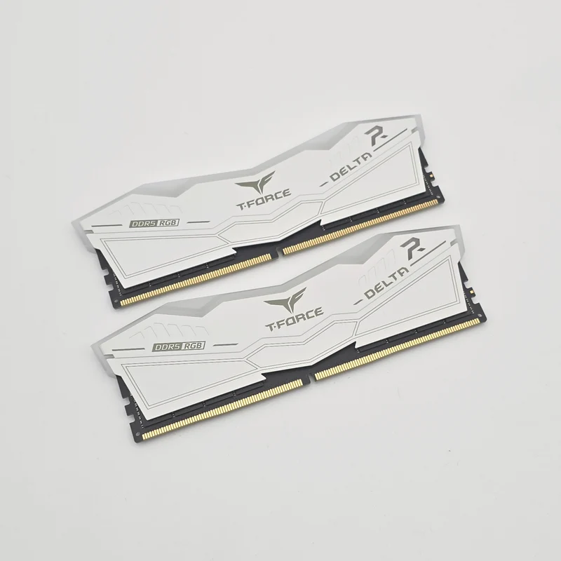 Teamgroup TForce Delta White RGB 64GB DDR5 RAM, 5600MHz, CL40-40-40-84, 2x32GB Desktop Gaming Memory