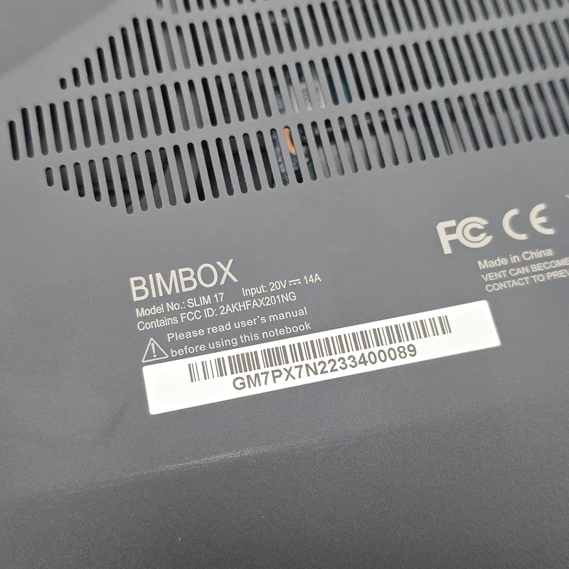 BIMBOX Slim 17 Gaming Laptop, RTX 4070, 64GB RAM, Intel i9-13900HX, 1TB NVMe, 240Hz QHD+ 17" Screen