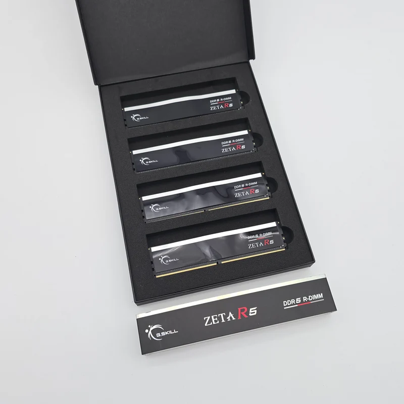 G.Skill Zeta R5 64GB DDR5 RAM, 4x16GB, 6400MHz, CL32-39-39-102 Desktop Memory RAM R-DIMM, Workstation Gaming PC