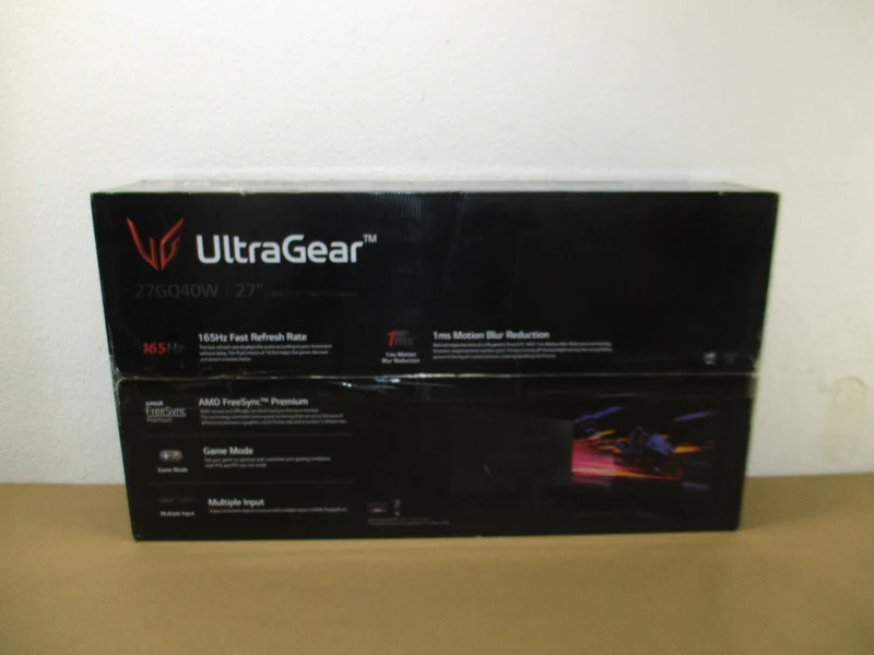 LG 27GQ40W-B 27" Widescreen UltraGear FHD 1ms 165Hz Refresh Rate Gaming Monitor with AMD FreeSync Premium