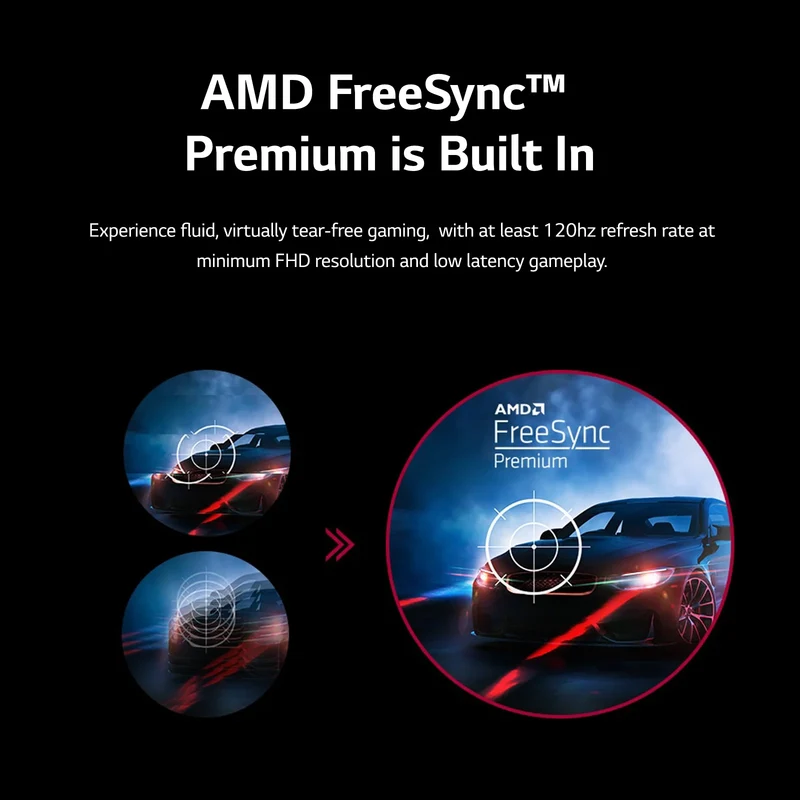 LG 27GQ40W-B 27" Widescreen UltraGear FHD 1ms 165Hz Refresh Rate Gaming Monitor with AMD FreeSync Premium