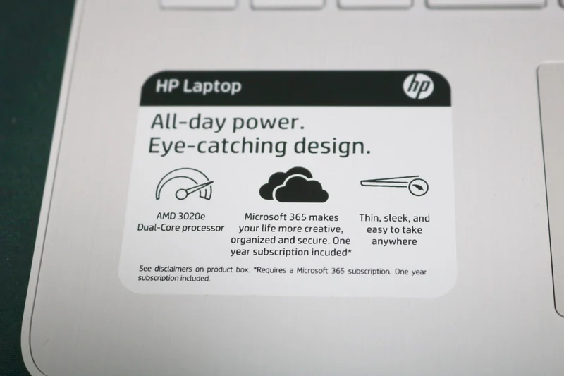 HP 14-fq0041nr 14" Laptop AMD 3020e 2.6GHz (4GB RAM, 64GB SSD) Wi-Fi Webcam Windows 10