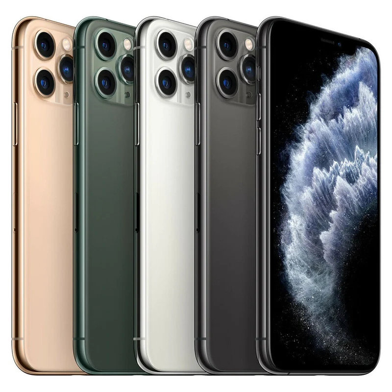 Apple iPhone 11 Pro (512GB) 5.8" Unlocked T-Mobile AT&T, 12MP, HDR Display 4K Video Triple Camera Phone