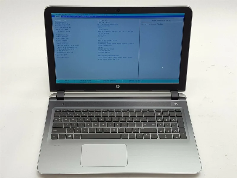 HP Pavilion 15-ab153nr 15.6" HD AMD A10-8700P @ 1.8GHZ (16GB RAM, 500GB SSD) Laptop